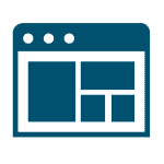 Icon for remote media content management for images, videos, pictures